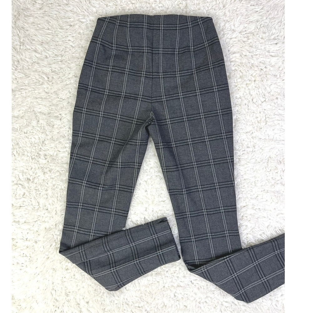 White House Black Market Ankle Pants Plaid Career Stretchy Size 0 - Picture 5 of 5